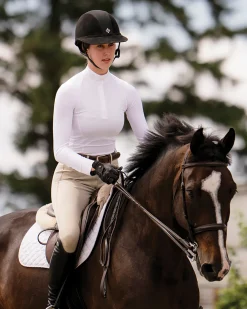 TKEQ THE SHOP TKEQ Ladies’ Sloan Long Sleeve Competition Shirt White Best