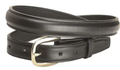 TORY LEATHER 1" Raised Belt with Brass Buckle Sale