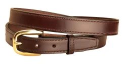 TORY LEATHER 1" Stitched Leather Belt