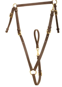 TORY LEATHER All-Weather Horse-Size Hunt Breastplate Brown Online