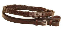 TORY LEATHER Company 5/8" x 60" Laced Reins with Buckle Bit Ends Clearance
