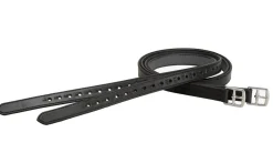 TORY LEATHER Company 1" x 60" Half-Hole Stirrup Leathers Black Online