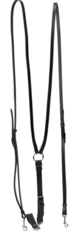 TORY LEATHER Company Deluxe Vienna Sliding Side Reins with Girth Loop