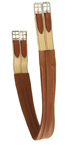 TORY LEATHER Company English Contour Girth with Elastic Ends Online