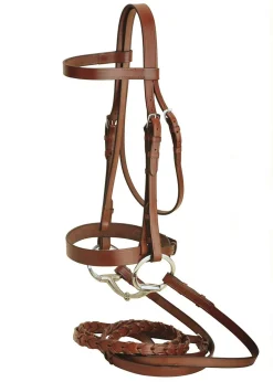 TORY LEATHER Company Oversize Fox Hunt Bridle with Laced Reins Hot
