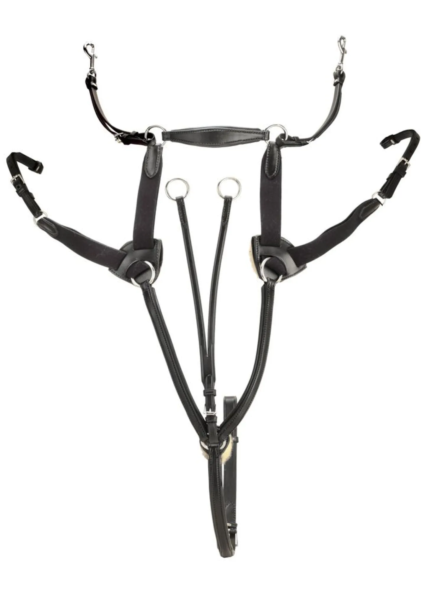 TORY LEATHER Company Padded 5-Point Breastplate with Running Attachment