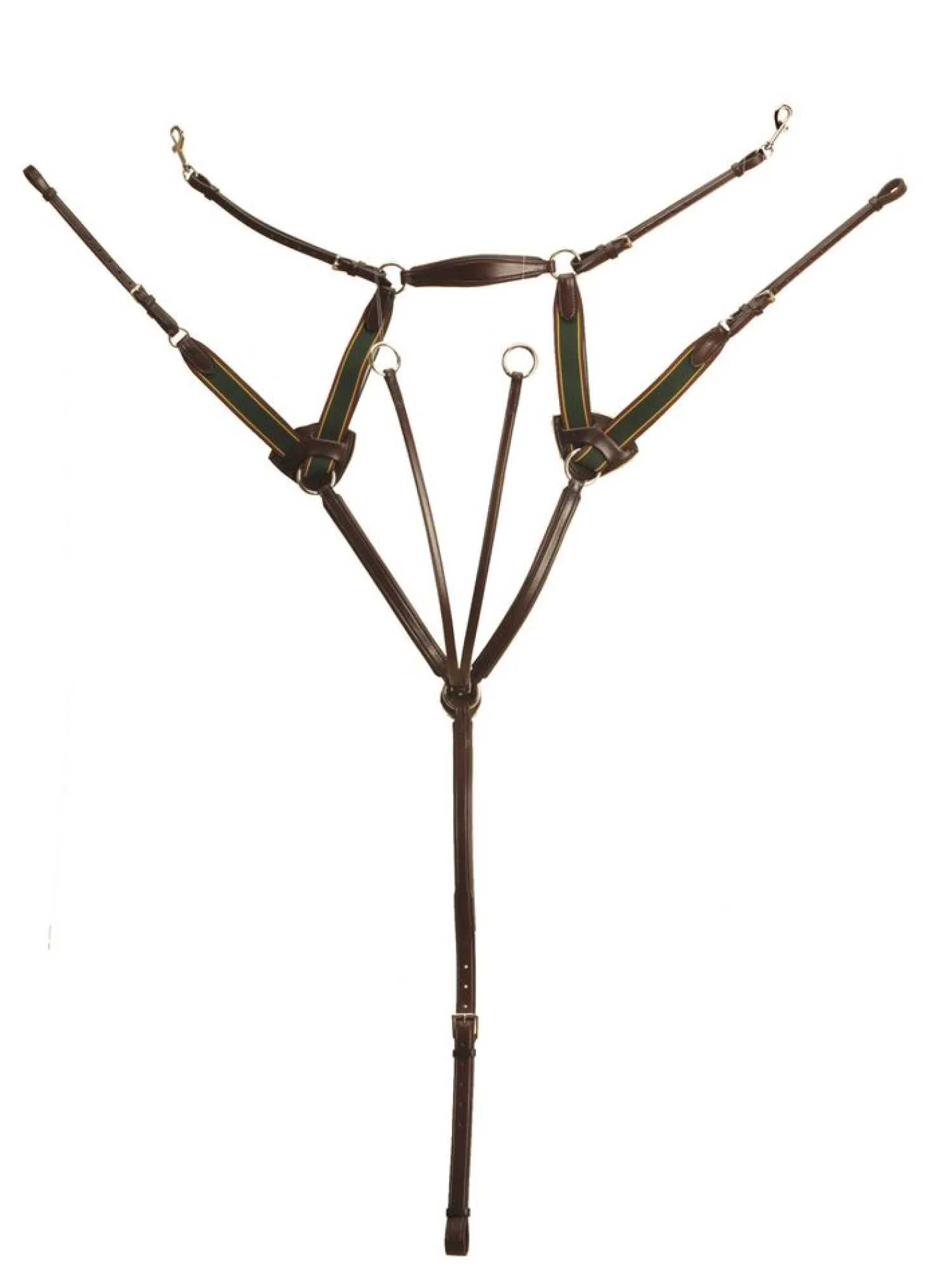 TORY LEATHER Company Padded 5-Point Breastplate with Running Attachment