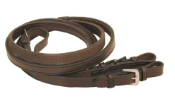 TORY LEATHER Company Rubber-Lined Leather Reins Clearance