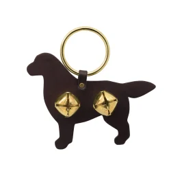 TORY LEATHER Company Sleigh Bell Door Hanger Clearance