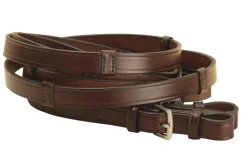 TORY LEATHER Extra Long Hand Stop Reins with Buckle Ends Online