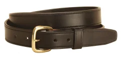 TORY LEATHER Extra-Large Stitched Leather Belt Hot