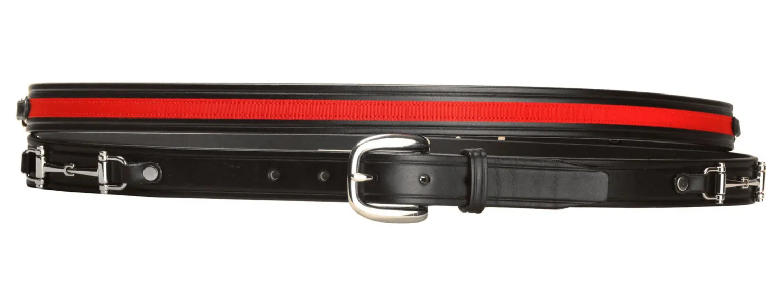 TORY LEATHER Ribbon & Snaffle Bits Belt Sale