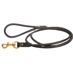 TORY LEATHER Rolled Leather Dog Leash Outlet
