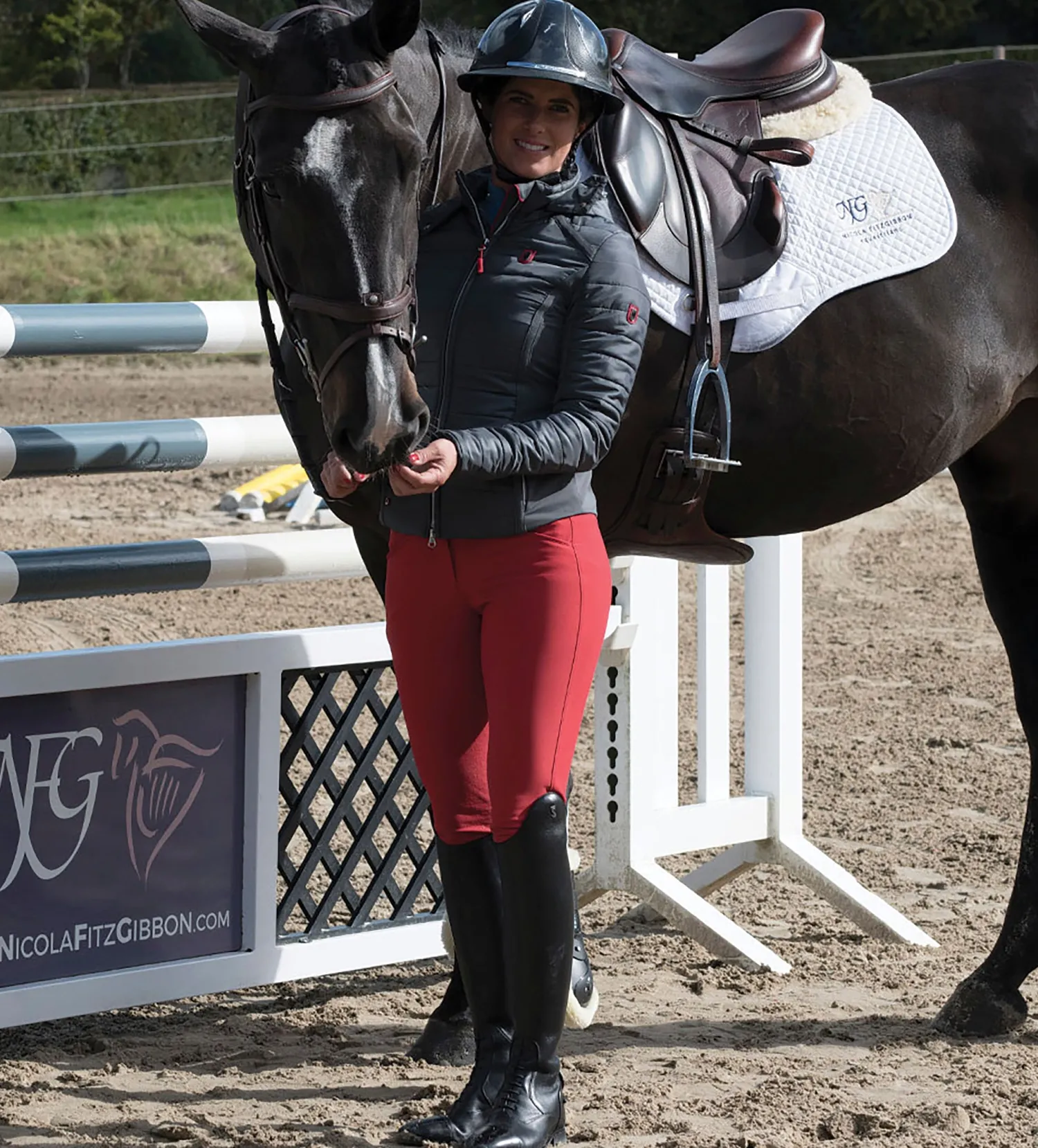 TREDSTEP-CLOTHING Tredstep™ Ladies’ Nero Knee-Patch Breech Clearance