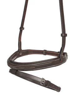 KINGS INTERNATIONAL TRU-Fit™ Build-A-Bridle™ Flash Noseband Chocolate Hot