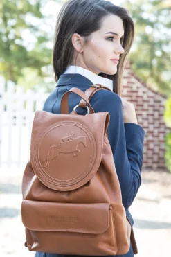TUCKER TWEED EQUSTRN Tucker Tweed Equestrian™ Brandywine Leather Backpack Sale
