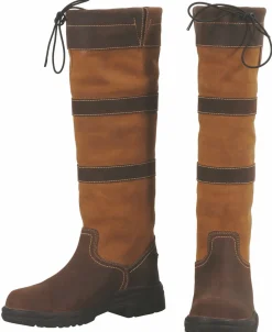 JPC EQUESTRIAN TuffRider® Children’s Lexington Waterproof Tall Country Boots Chocolate/Fawn Outlet