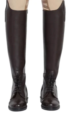 JPC EQUESTRIAN TuffRider® Children’s Starter Back-Zip Synthetic Leather Field Boots in Mocha Clearance