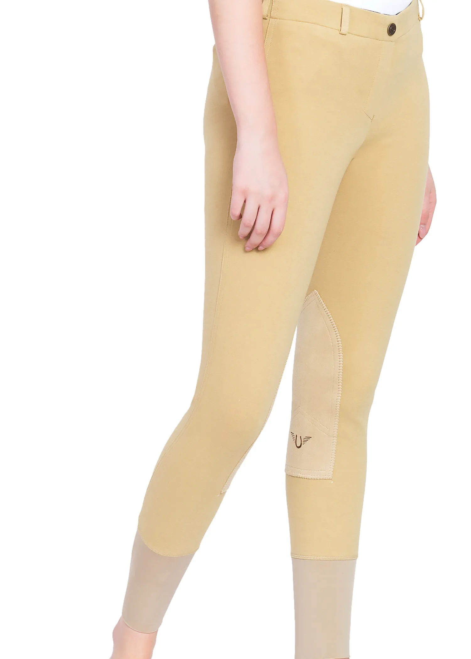 JPC EQUESTRIAN TuffRider® Ladies' Pull-On Knee-Patch Breech Hot