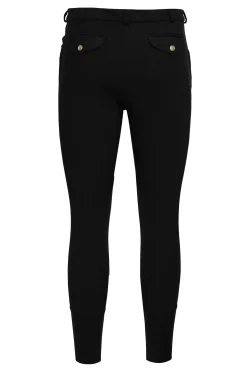 JPC EQUESTRIAN TuffRider® Men’s Long Ribb Knee Patch Breeches Black Outlet