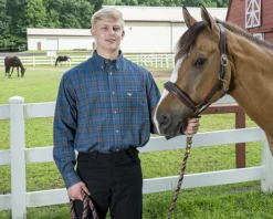 JPC EQUESTRIAN TuffRider® Men’s Voltage Print Work Shirt Online