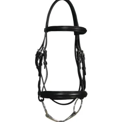 WORLD EQUSTRN BRNDS Vespucci Classic Dressage Bridle Black Clearance