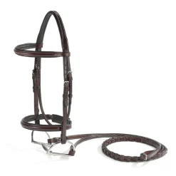 WORLD EQUSTRN BRNDS Vespucci Fancy Raised Hunter Bridle New