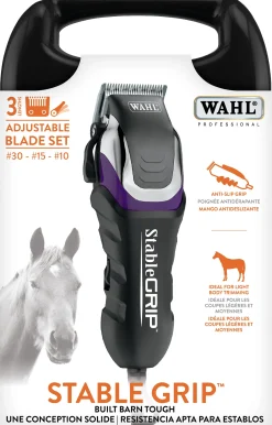 WAHL CLIPPER CORP Wahl® Stable Grip™ Clipper with Adjustable Blades No. 30-15-10 Purple/Silver/Black Sale