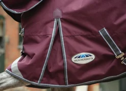 WEATHERBEETA ® ComFiTec™ Plus Dynamic II Standard Neck Lite Turnout Maroon/Grey/White Best