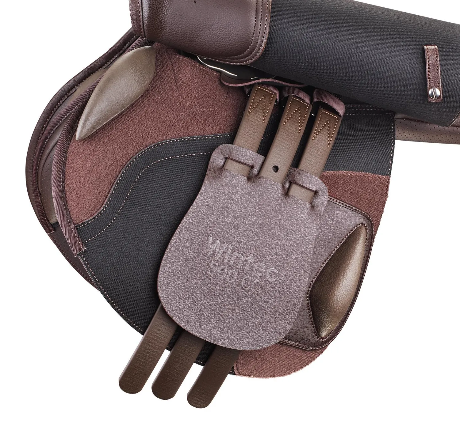 SADDLERY BRANDS INTL Wintec 500 Close Contact Saddle with Rear Flexiblocs and HART Hot