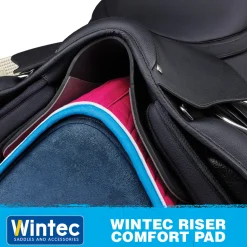 SADDLERY BRANDS INTL Wintec Riser Comfort Dressage & All Purpose Pad Black Clearance